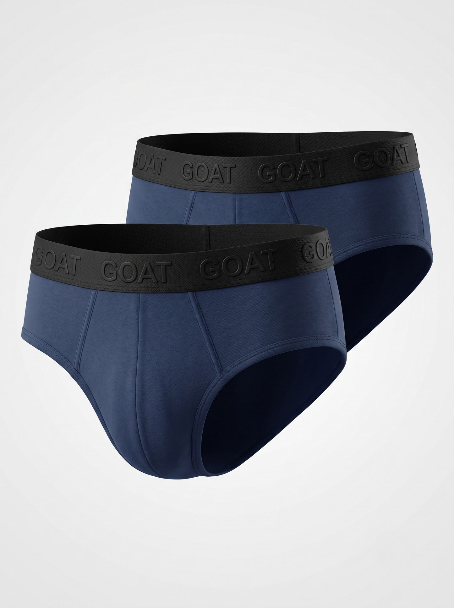 GOAT Briefs Cotton Blend - Pack of 2 - Navy Blue