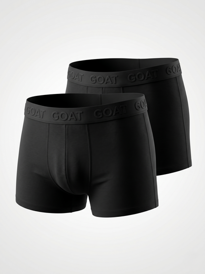 GOAT Trunks Cotton Blend - Pack of 2 - Black