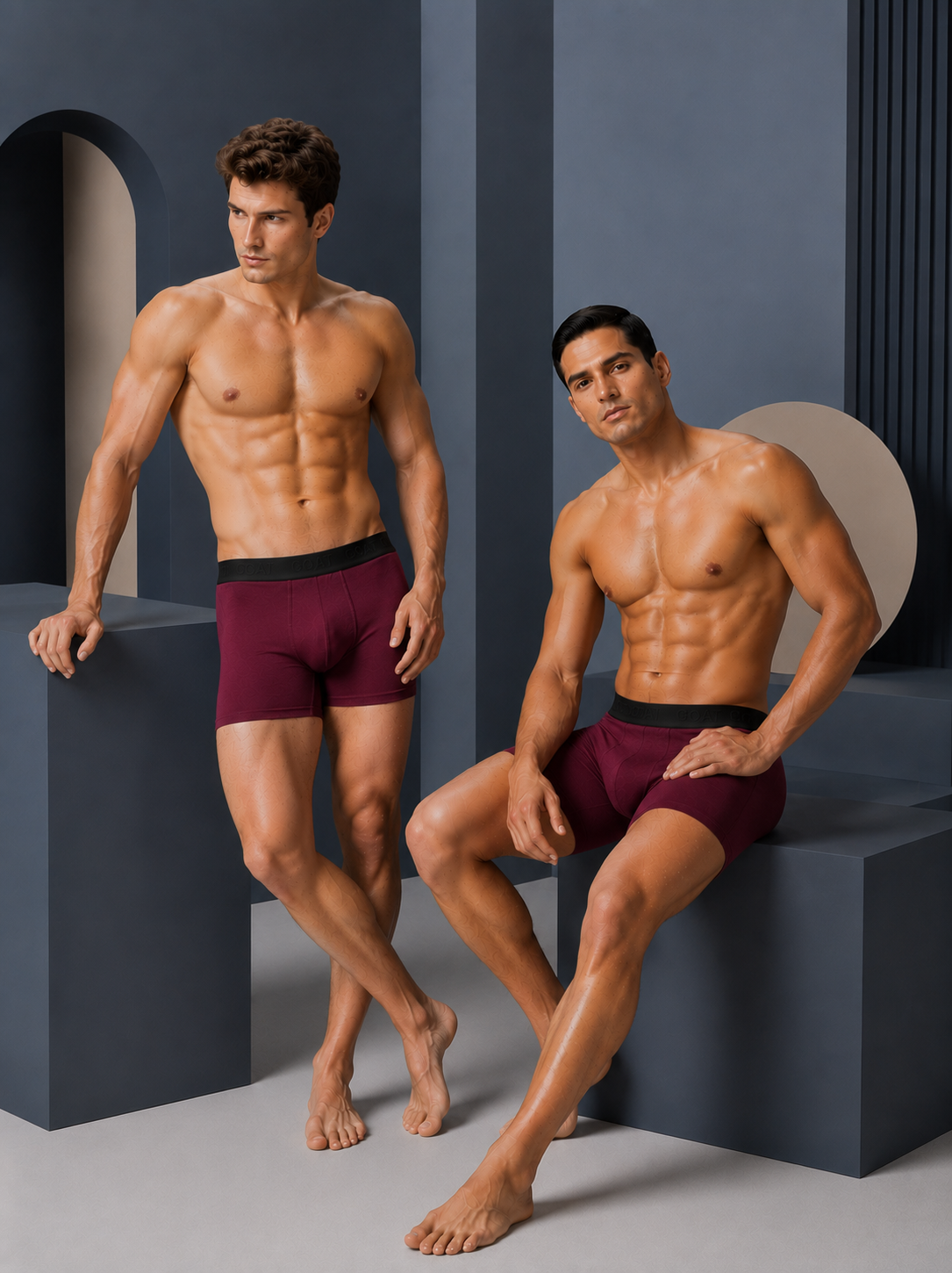 GOAT Trunks Cotton Blend - Pack of 2 - Maroon